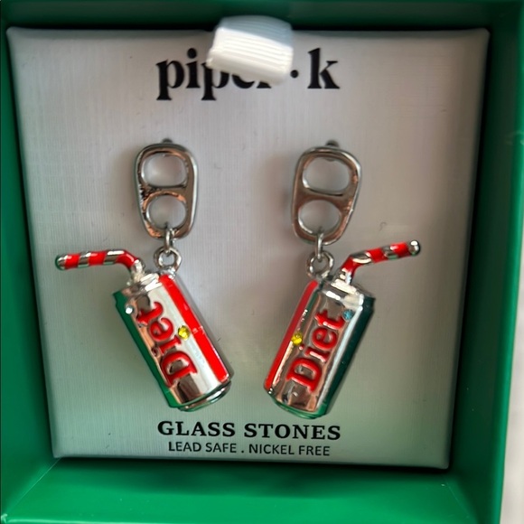 Piper K Diet Soda 🥤 Earrings - Picture 2 of 4